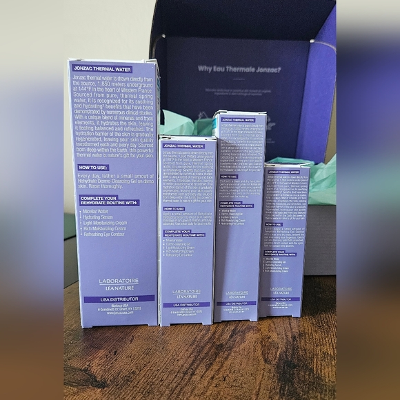 Jonzac Rehydrate SET cleansing Gel,hydrating Serum,Moisturizing Cream,Eye Contou - Picture 8 of 16